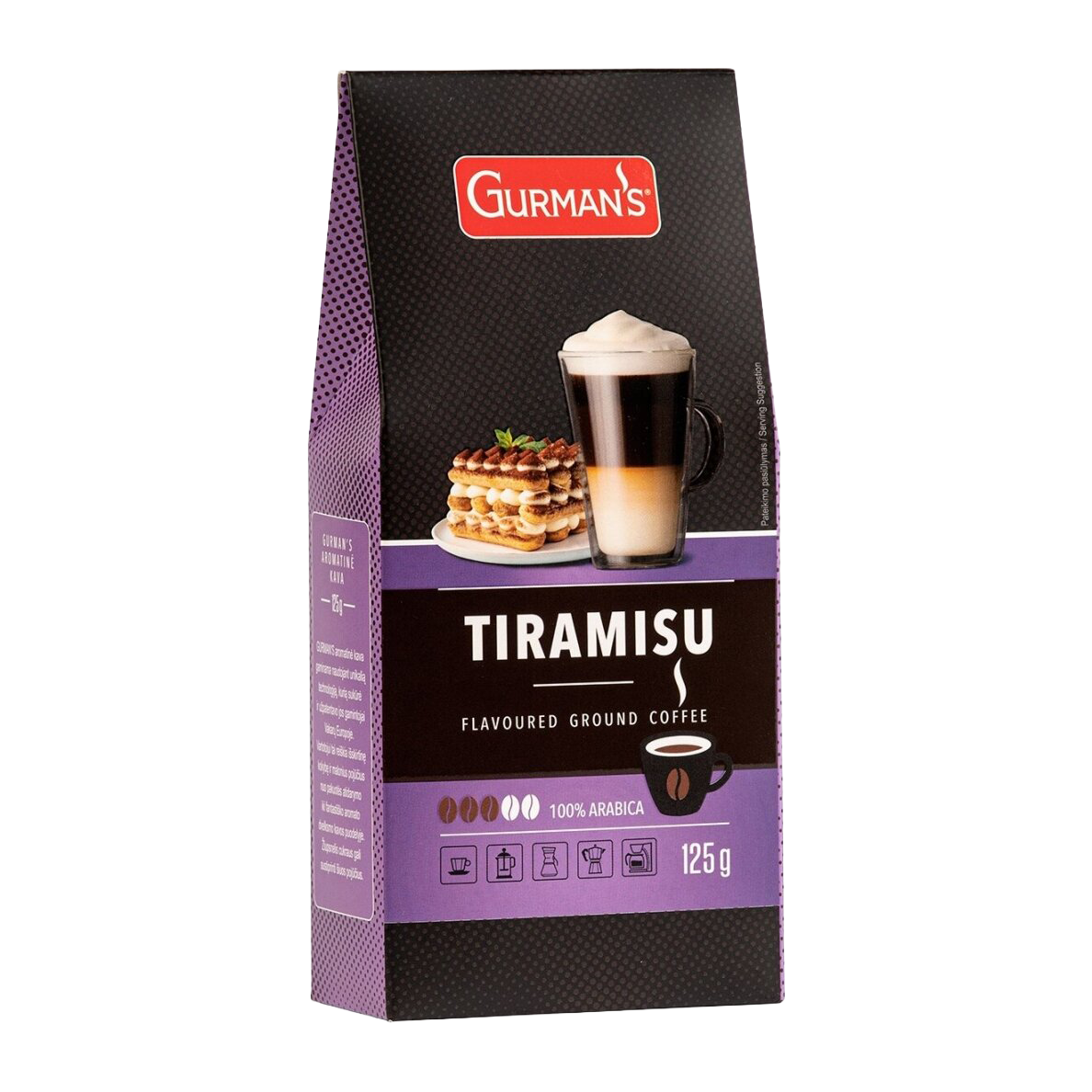 Kawa mielona aromatyzowana Tiramisu 125 g
