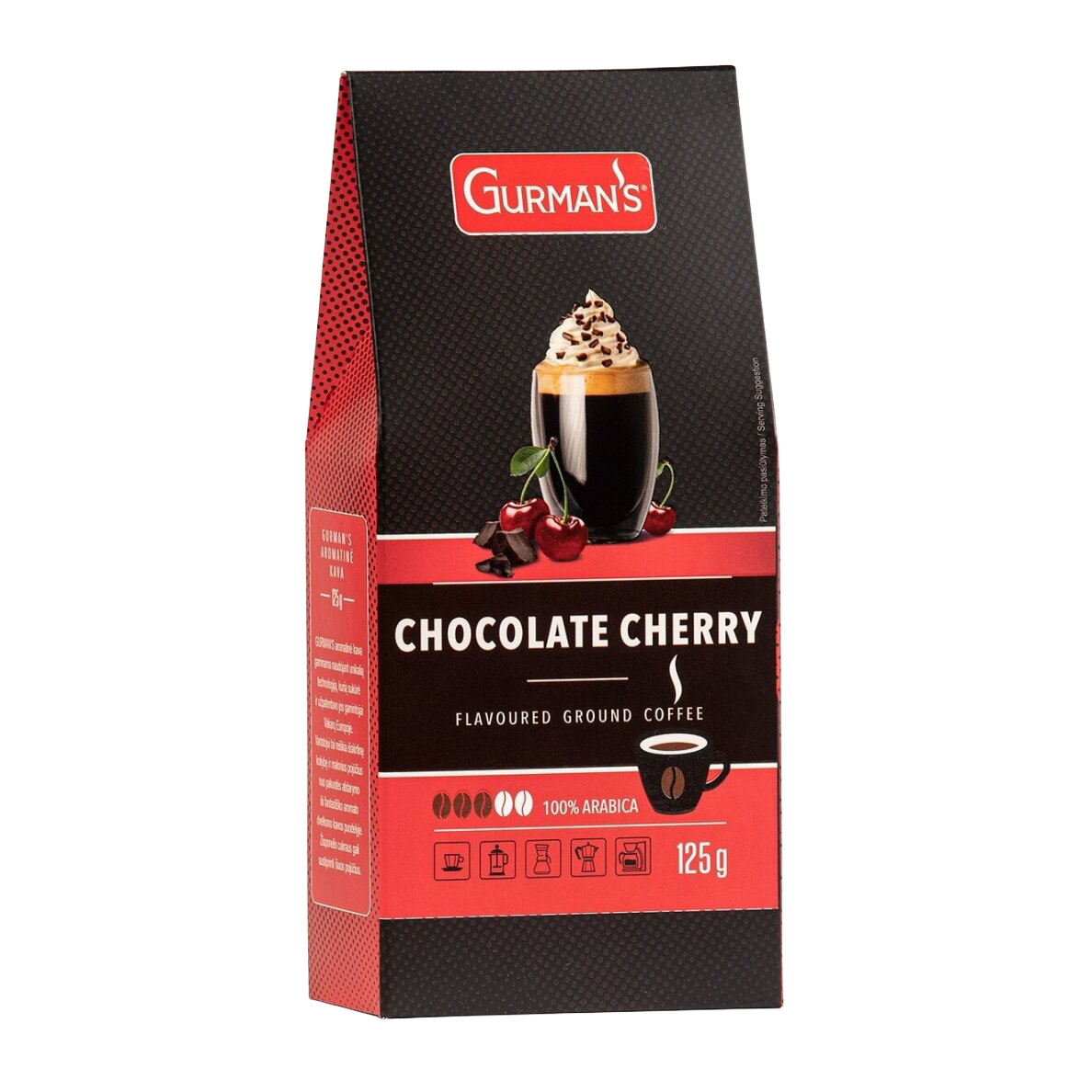 Kawa mielona aromatyzowana Chocolate cherry 125 g